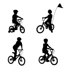 children on the bike