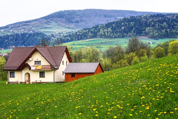 The family home in the mountains