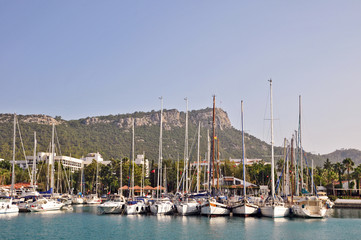 Marina di Kemer: caicchi, Turchia