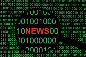 Obraz premium Web news