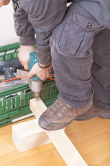 Handwerker bei der Arbeit