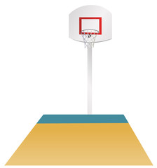 Basketball area