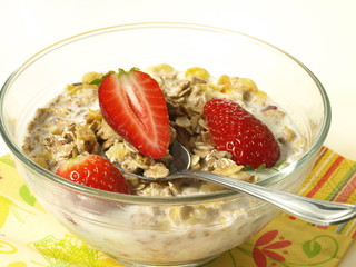 Strawberry muesli