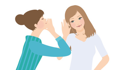話をする女性