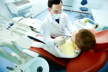 Fototapeta premium Modern dentist
