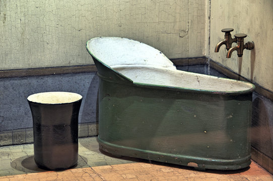 Baignoire sabot ancienne