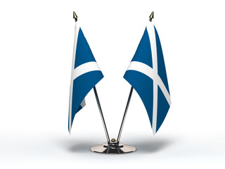 Miniature Flag of Scotland (Isolated)