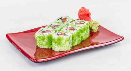 Tobiko Spicy Maki Sushi - Hot Roll with various type of Tobiko (
