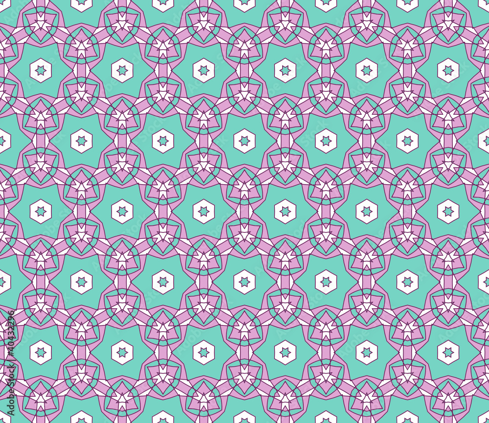 Aufkleber seamless colorful retro pattern background