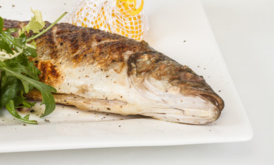 Sea-bass with vegetables