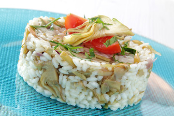 risotto con carciofi
