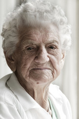 Porträt einer alten Frau