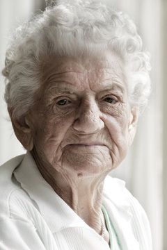 Portr&auml;t einer alten Frau