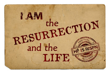 "I am the resurrection and the life" Religious Background