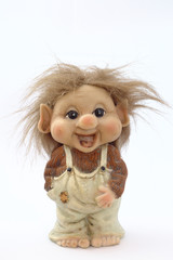 Danish troll dolls (close up) - obrazy, fototapety, plakaty