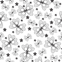 Seamless lace pattern