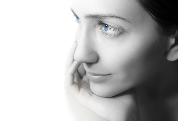 Fototapeta premium Woman close-up