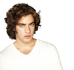 serious young man