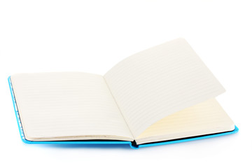 beautiful notebook isolated on white