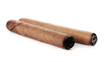 cigars isolated on white