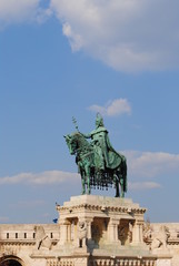 Fototapeta na wymiar Budapest-Stephansdenkmal
