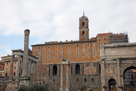 Rome, the Roman Forum Tabularium