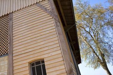 Bois, isolation, lambris, chalet, maison, immobilier, mur