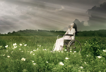 Woman praying