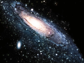 Naklejka premium galaktyka spiralna we wszechświecie