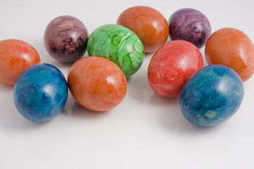 bunte Ostereier