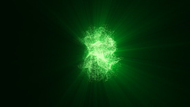 321 countdown green flare