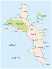 Obraz premium Mahé (Seychellen)