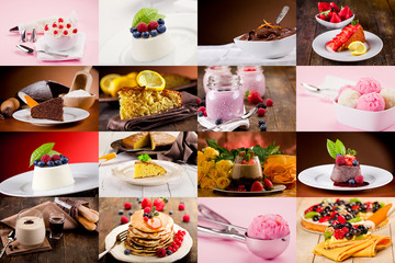 Dessert Collage