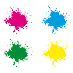 Splashes of colours