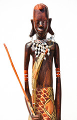 Africa wood carving art