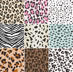 seamless animal skin textile