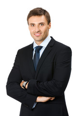 Businessman, isolated on white