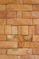 Stone brick wall