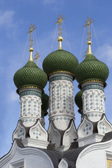 Купола храма. Russia. Nizhny Novgorod.