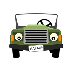 green car