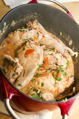 Braised rabbit