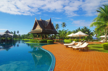 pool in hotel  Thailand