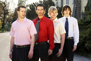 Group of four men