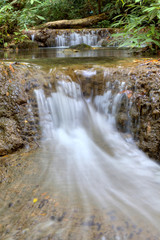 Erawan Waterfall, deep forest Waterfall in Kanchanabur