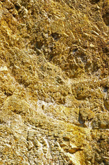 close-up relief of the rocks