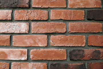 red bricks wall