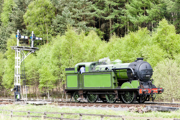 Fototapeta premium steam train, North Yorkshire Moors Railway (NYMR), England