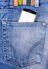 Mobile phone in your pocket jeans