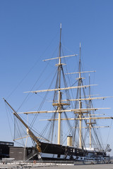 Tall Ship in Dry Dock