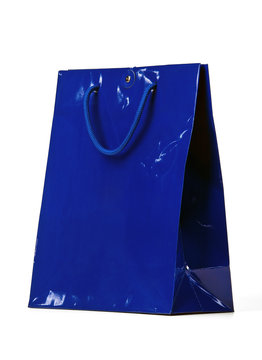 Blue Shopping Bag.